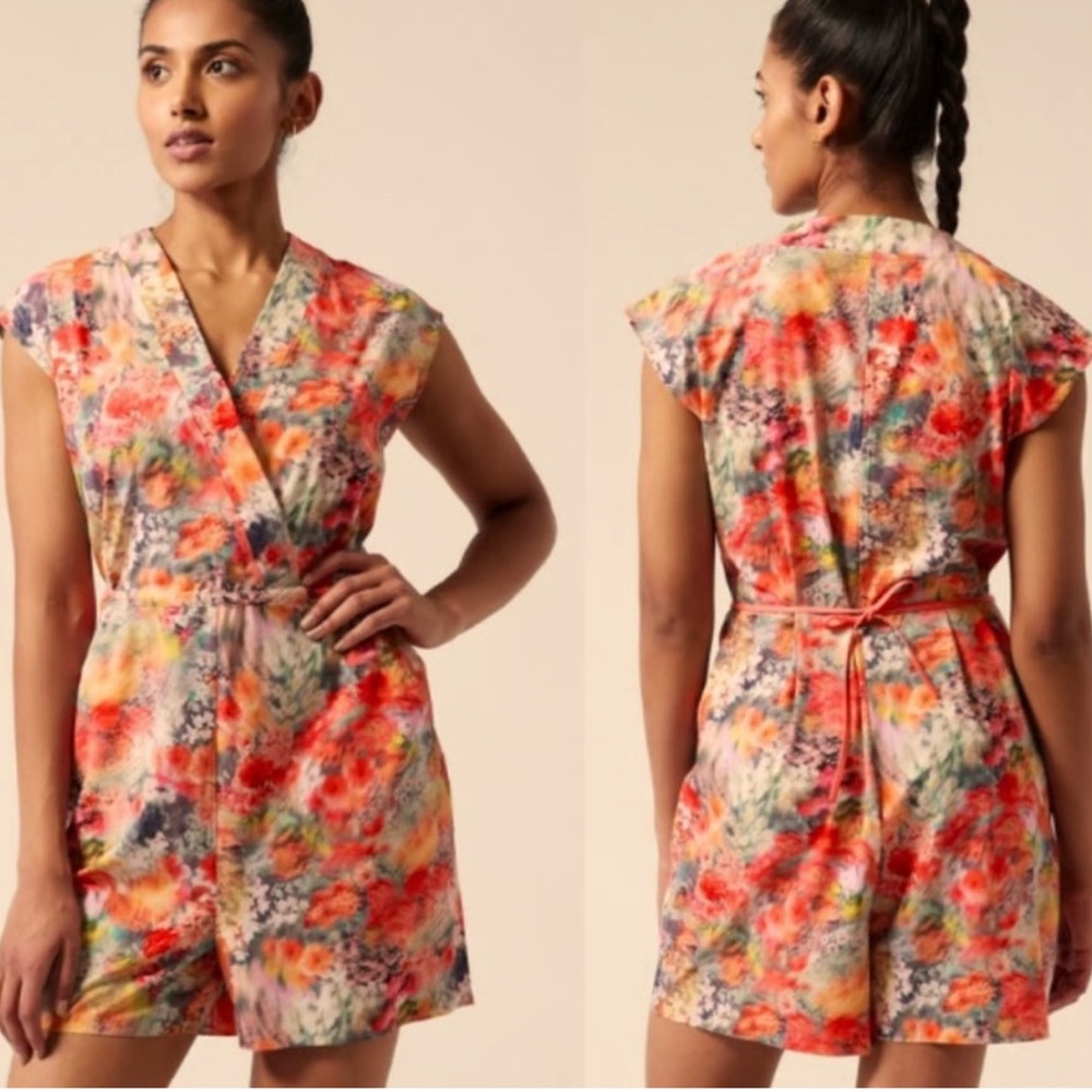 Athleta floral romper